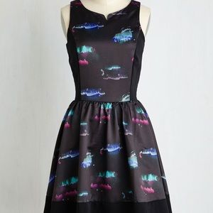 ModCloth Book of Deer Northern Lights dress